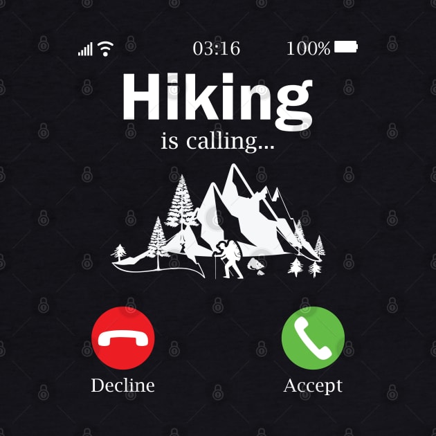 Hiking is calling by busines_night